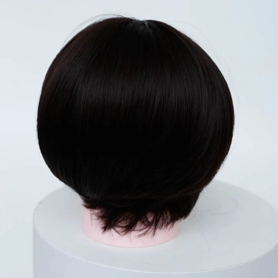 Shangke Korotkie Detskie Volosy Pariki Sinteticheskih Chernyj Pariki Dlya Detej Natural Zharoprochnyh Sinteticheskih Pricheski Poddelnye Volosy Pariki S Aliekspress Otzyvy Pokupatelej