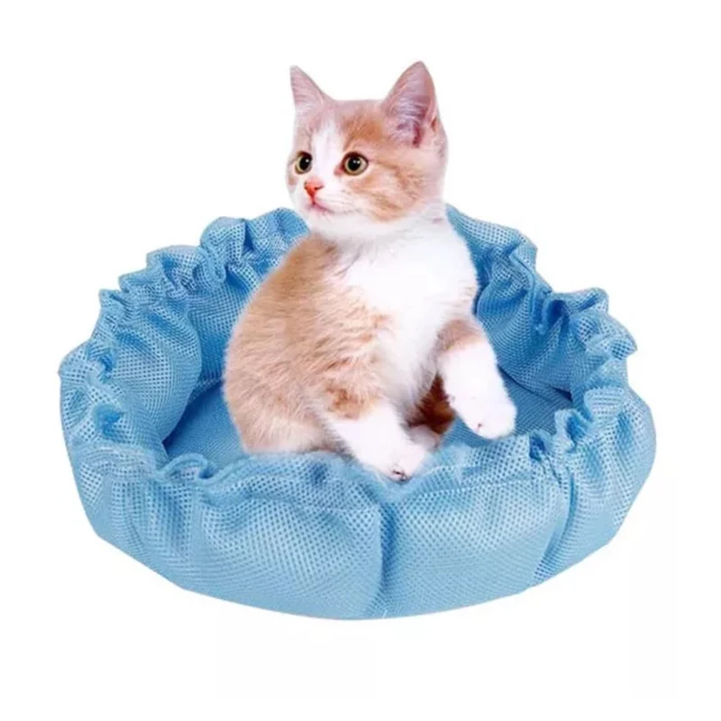 

Hot Mesh Breathable Cute Dog Beds For Small Dogs Deformable Cat Cushion Soft Pet Sleeping Mat Pet House Home Goods For Pet