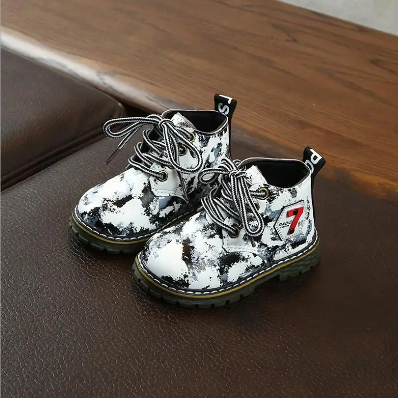 

New Fashion Children Autumn Spring Winter Boots Cute Keep Warm Kids Girls Princess Boot Antislip Leather Girls Boots