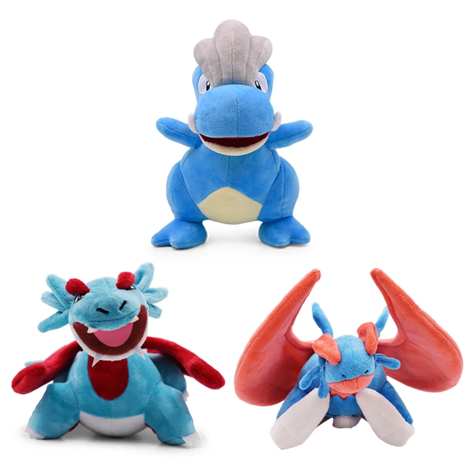 Багон супер Mege Salamence плюшевые мягкие куклы игрушки для детей Peluche японского аниме подарок на день рождения - Цвет: 3 Pieces 1 Lot