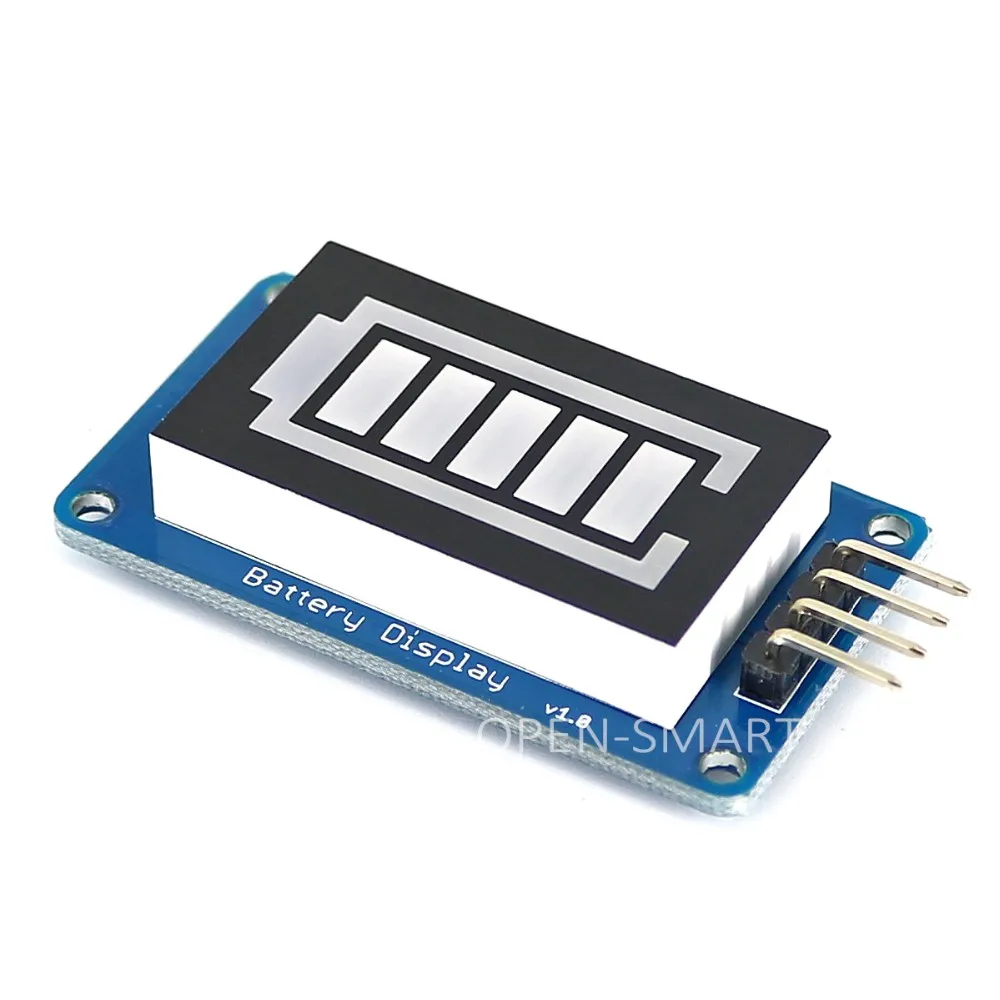 Батарея Дисплей Батарея Стиль цифровая трубка светодиодный Батарея уровень Дисплей модуль для Arduino/AVR/ARM/PIC