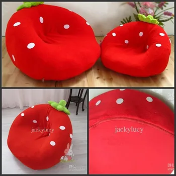

Comfortable Cartoon Seat Cushion Sofa Cute Strawberry Shape Cushion For Adults and Children New arrival Home Textile