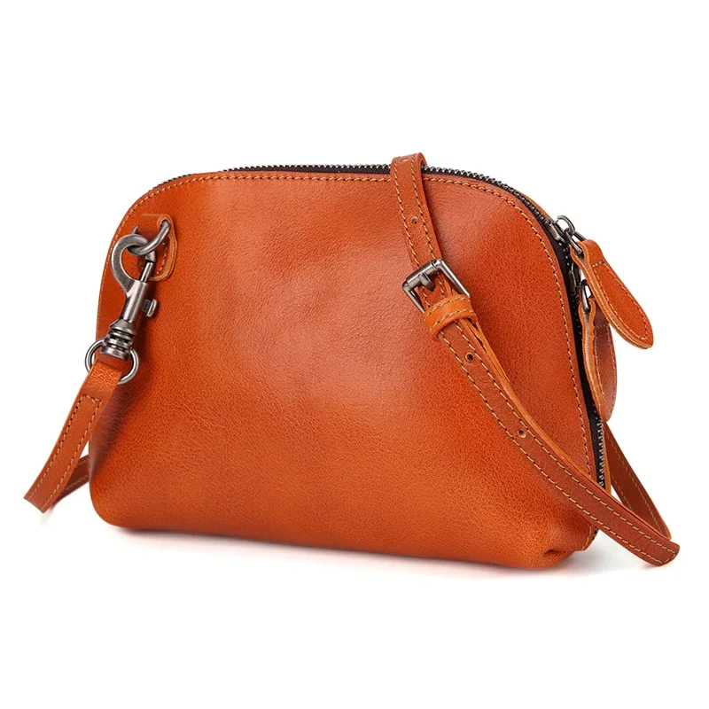 

New Unique Design Women Messenger Bag Genuine Leather Casual Fashion Women's Small Shoulder CrossBody Bags Luxury Handbags