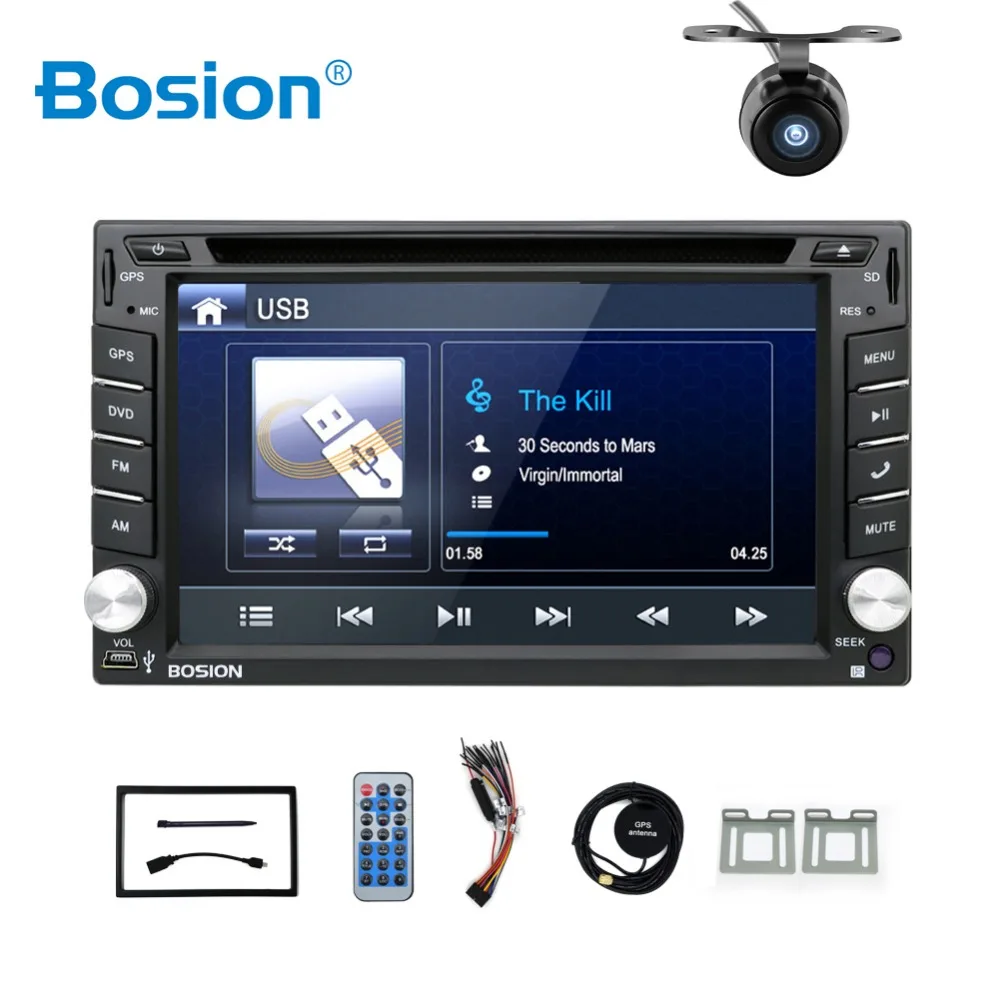 Автомобильный DVD плеер GPS радио Bluetooth 2 din универсальный для телефона Qashqai x trail juke