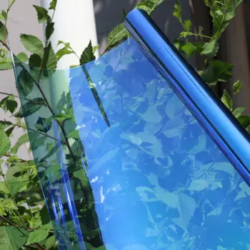 

21cm x 29.7cm (A4 Size) Chameleon Effect Car Window Tint VLT55% Solar Tint Nano Ceramic Film for Car Side/Rear Windshield