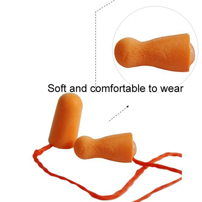 respirator for xylene 100pair Authentic 3M1110 Foam Soft  Silicone corded Ear Plugs Noise Reduction Earplugs Swimming Protective earmuffs freeshipping guardian fall protection harness