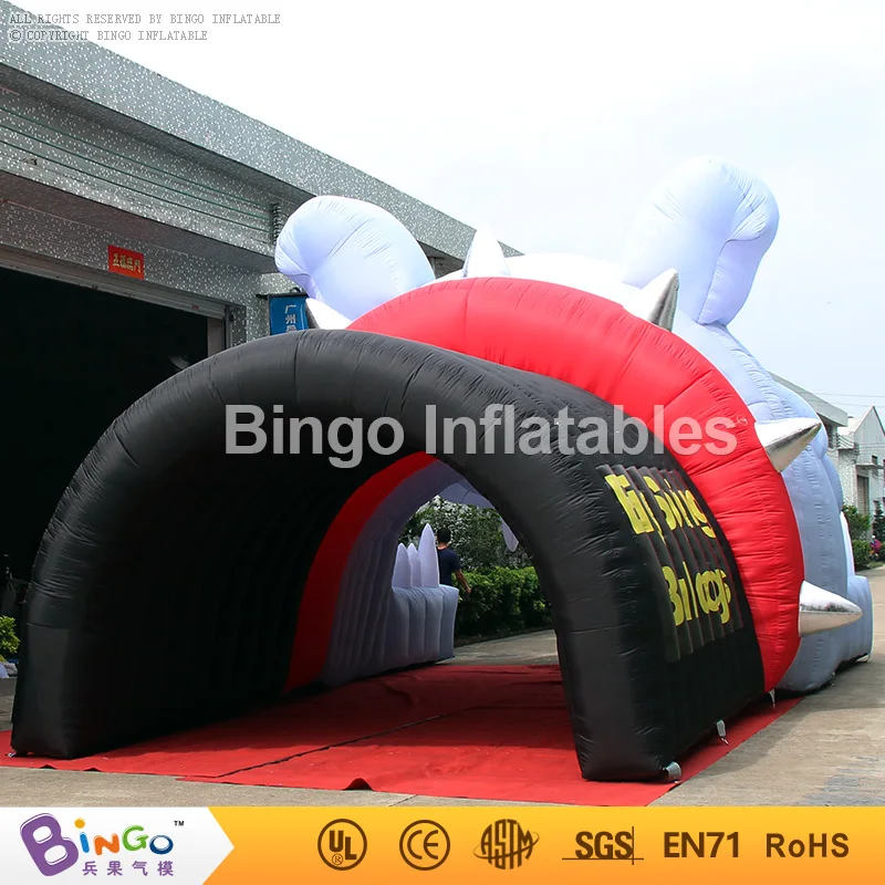  Free shipping 10X8X5m Inflatable bulldog tunnel Fatory direct sale cartoon type inflatable dog tunn