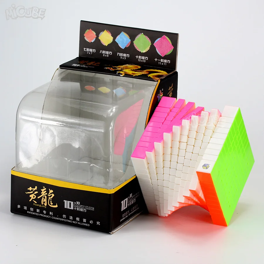 Micube YuXin Zhisheng 10x10x10 куб HuangLong 10x10 магический скоростной соревнование Твист