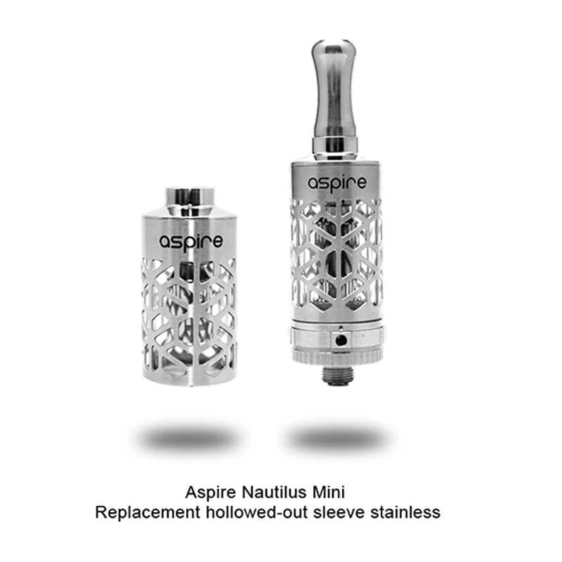 2Ml Hollowed-out Sleeve Aspire Min Nautilus Tube For Aspire Nautilus Mini Atomizer Mini Nautilus Steel Tube Stainless 03