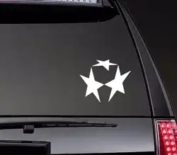 Три звезды кузова автомобиля наклейки окна двери наклейка автомобиля украшения окна наивысшего качества водостойкие ZP0277