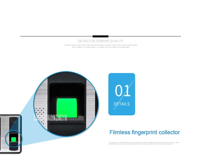 Биометрическая ударная карта работник отпечатков пальцев машина посещаемости времени ZA201 карты можно определить быстро онлайн распознавание 5 В