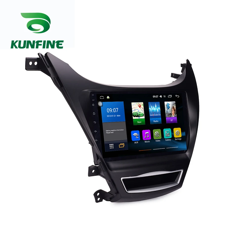 Discount Octa Core 1024*600 Android 8.1 Car DVD GPS Navigation Player Deckless Car Stereo For Hyundai Elantra MD 2011-13 Radio Headunit 6