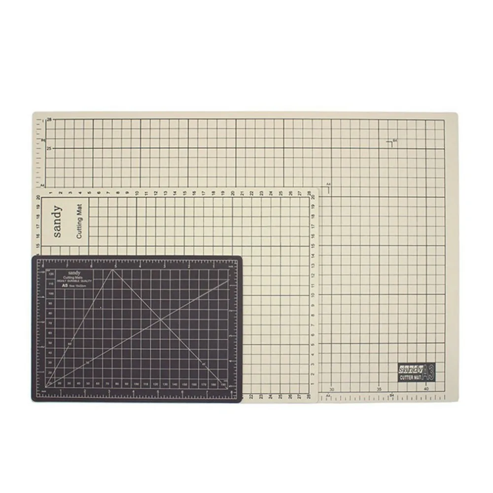 

Double Side A3 Cutting Mat Self Healing Craft Cutting Pad Cushion Plate Tool 45x30cm Sewing Cutting Board PVC Rectangle