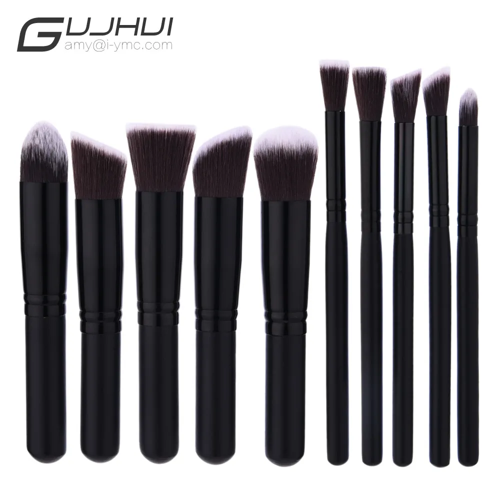 2017 Makeup Brushes Synthetic Hair Metal Make Up Sets & Kits