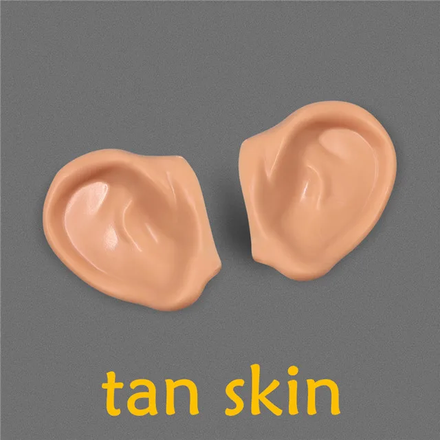 DBS blyth doll icy toy ears toy white natural tan dark and super black skin, only ears no doll 26