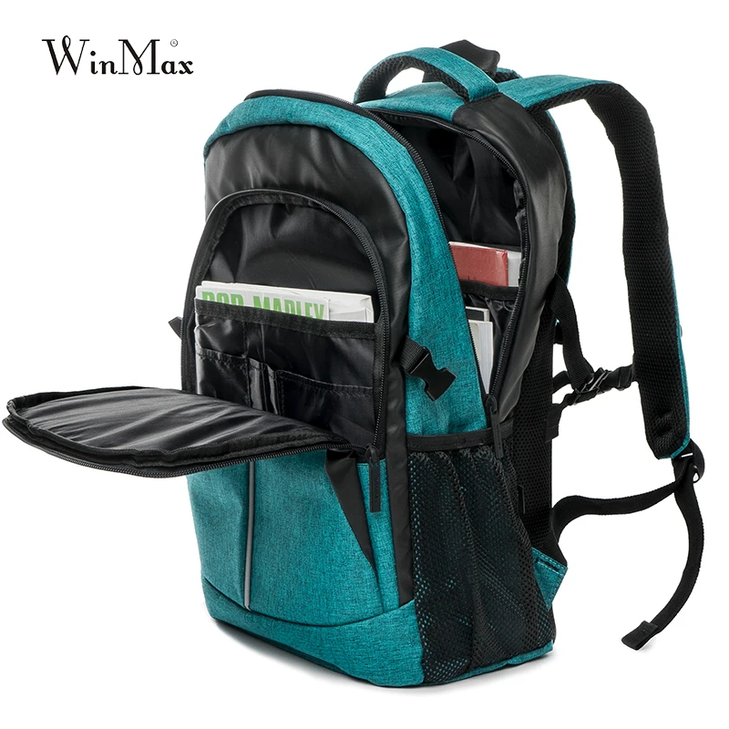 mens branded rucksack