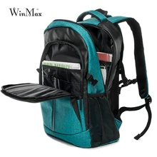Winmax Brand Laptop Backpack Men's Travel Bag 2019 Multifunction Rucksack Waterproof green blue outdoor Backpacks For Teenager