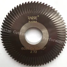 Высокоскоростной стальной двойной Угловой резак(0111#) горизонтальный фрезерный станок с нано-покрытием для меди и железного ключа