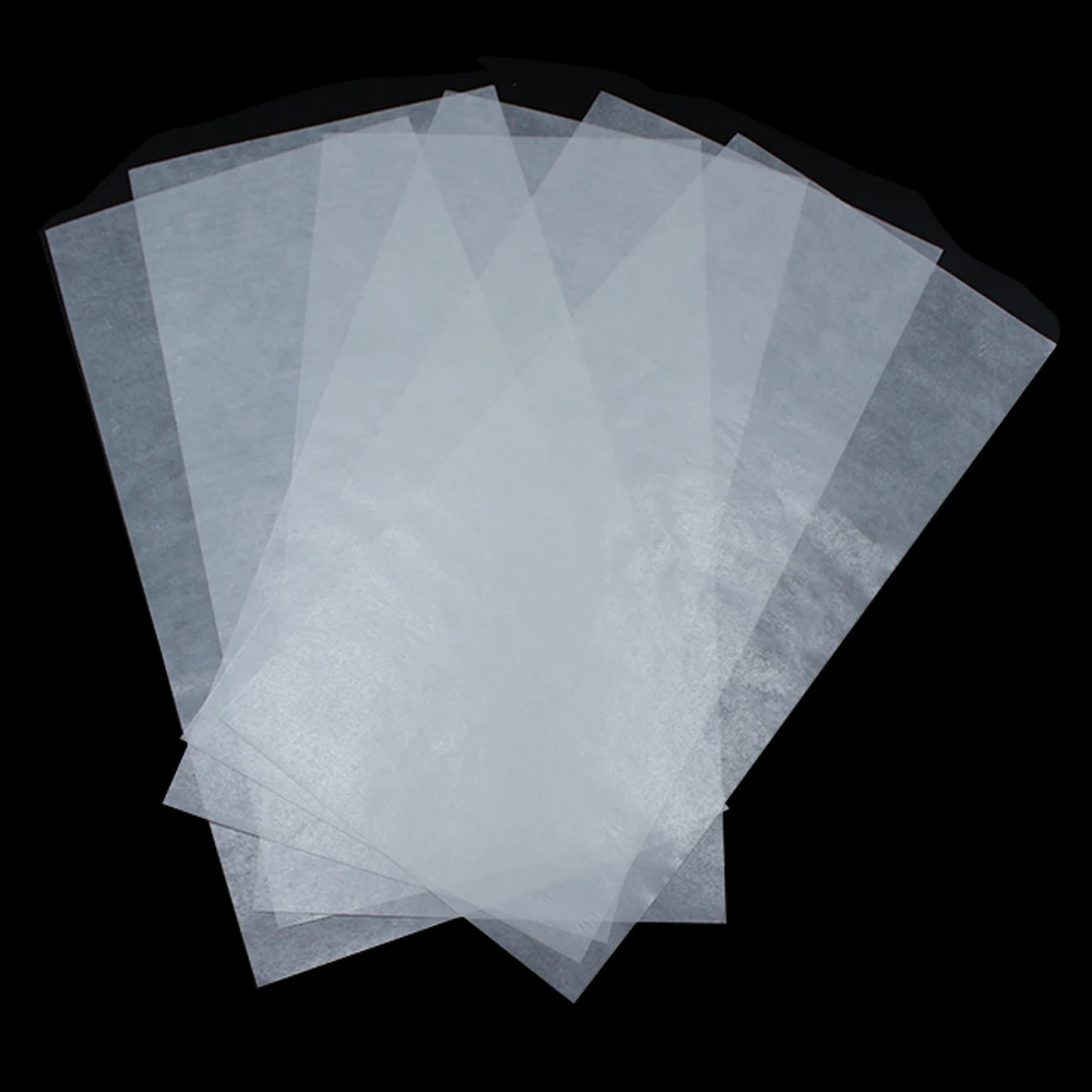 500pcs lot 21 29 7cm transparent a4 sheet glassine paper 23gsm glassine sheets
