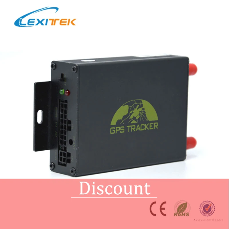 Lexitek LT105A dual sim card vehicle gps tracker with camera RFID