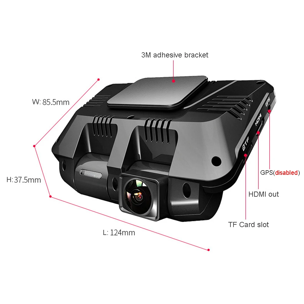 ZUCZUG 4K Скрытая Wifi Автомобильная DVR камера Novatek NT96660 видеорегистратор с двумя