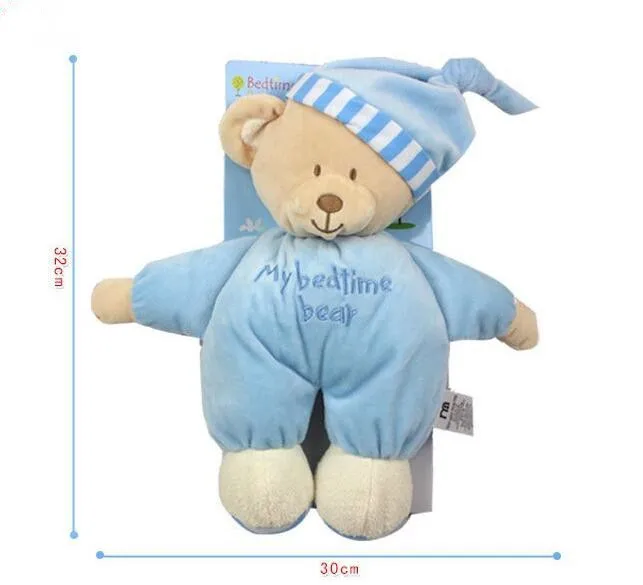 Kawaii плюшевый медведь, мягкие игрушки, плюшевый медведь, Kawaii Плюшевые игрушки, мягкая кукла для сна, для новорожденных, детские игрушки