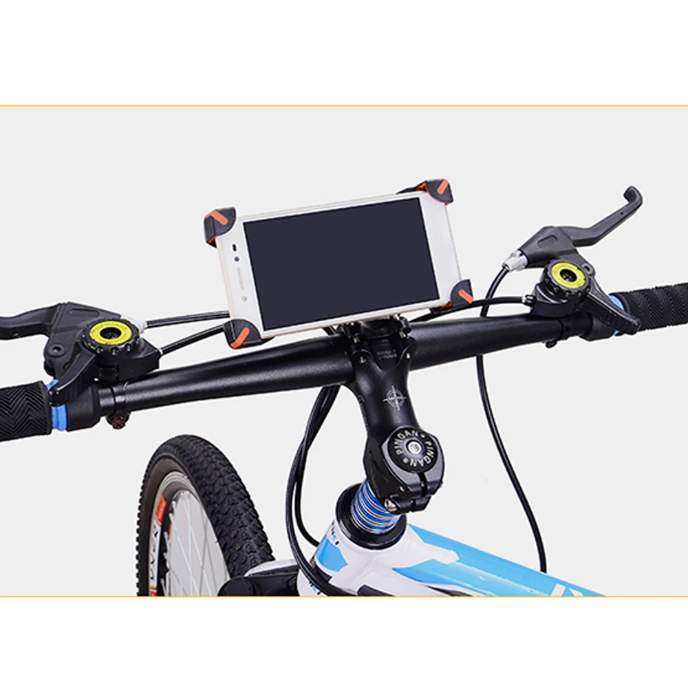 360 Degree Rotation Bike Riding Handset Bracket Mobile Phones Holder