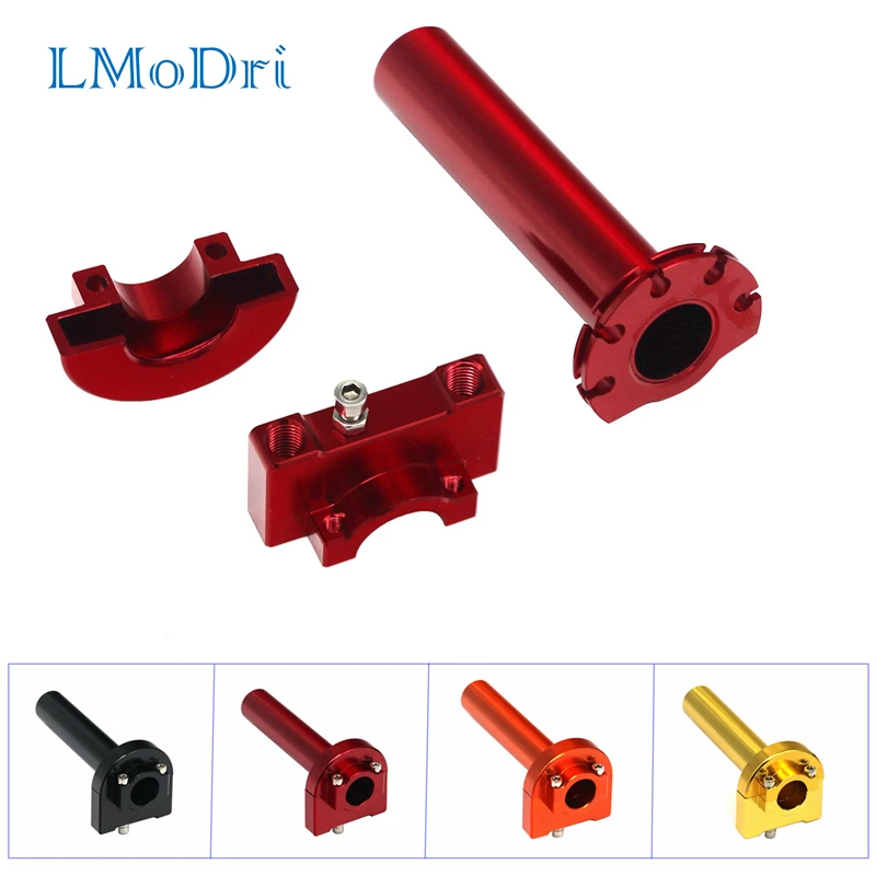 LMoDri Motorcycle Universal 22mm CNC Aluminum Grip Accelerator Moped Scooter Dirt Bike 7/8\ LMoDri Motorcycle Universal 22mm CNC Aluminum Grip Accelerator Moped Scooter Dirt Bike 7/8\