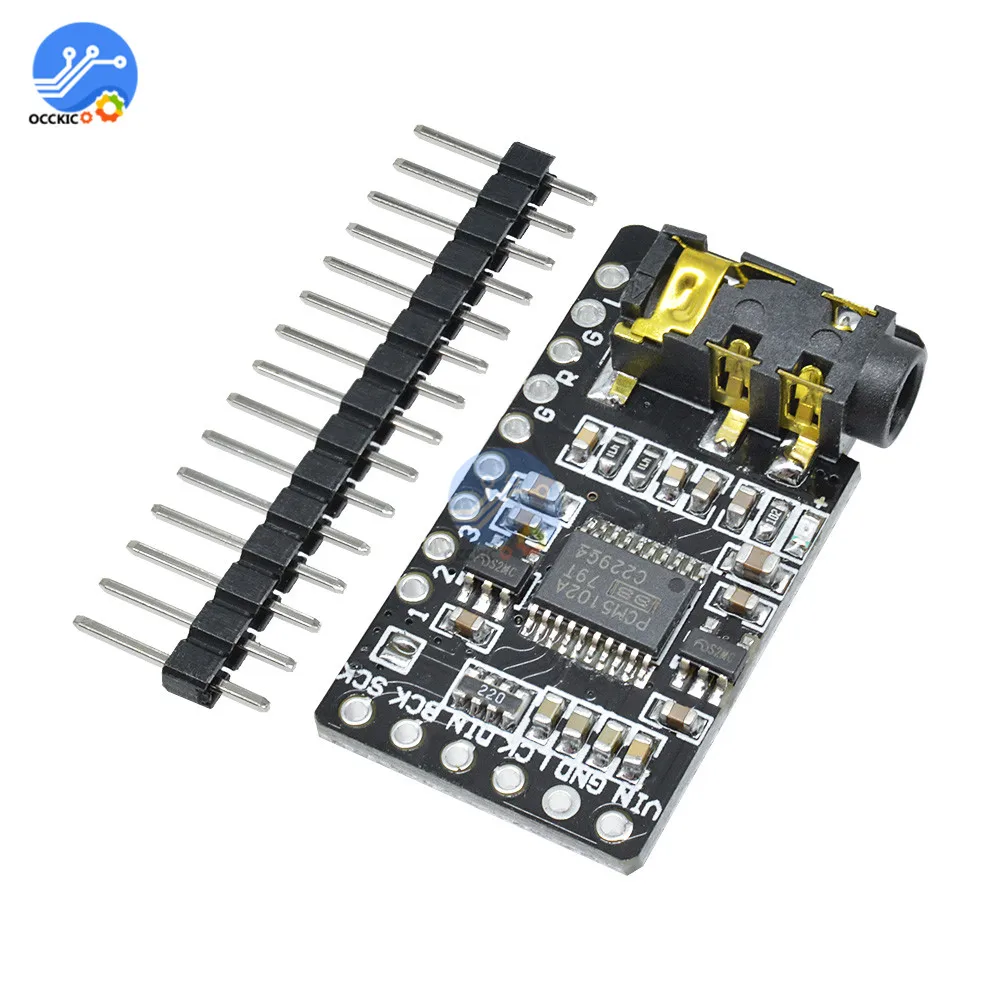 Плата декодера PCM5102 Φ I2S модуль плеера формат интерфейса плеер цифровая звуковая