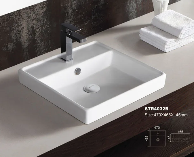 ceramic bathroom sink countertop sinks oval round square single hole