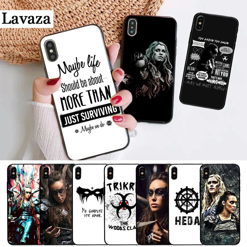 

Lavaza Heda Lexa The 100 TV Show Coque Silicone Case for iPhone 5 5S 6 6S Plus 7 8 X XS Max XR