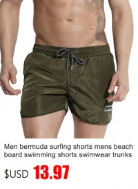 Beach Board Shorts Men Swim Shorts Swimwear Swimming Trunks Man Bermudas Surf Boardshort Sport Suits Beachwear with Mesh Lining