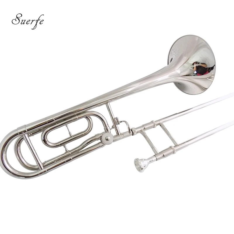 Bb/F Gold Brass Tenor Trombone musical instruments trombone lacquer