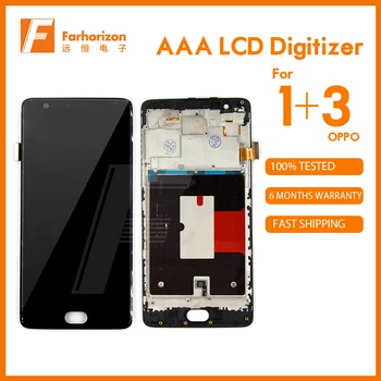

Wholesale 10 PCS/Lot 100% Tested LCD for OPPO 1 Plus 3 of Capacitive Touch Screen & No Dead Pixel