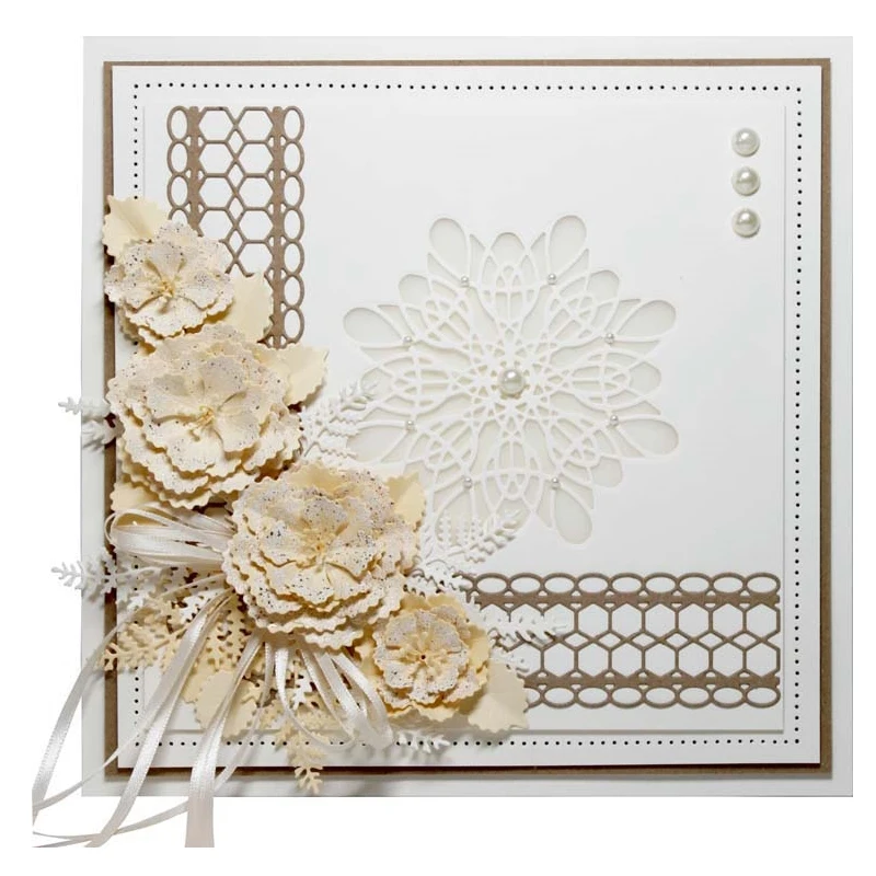 Lace Edge Frame Die Metal Cutting Dies Stencil for DIY