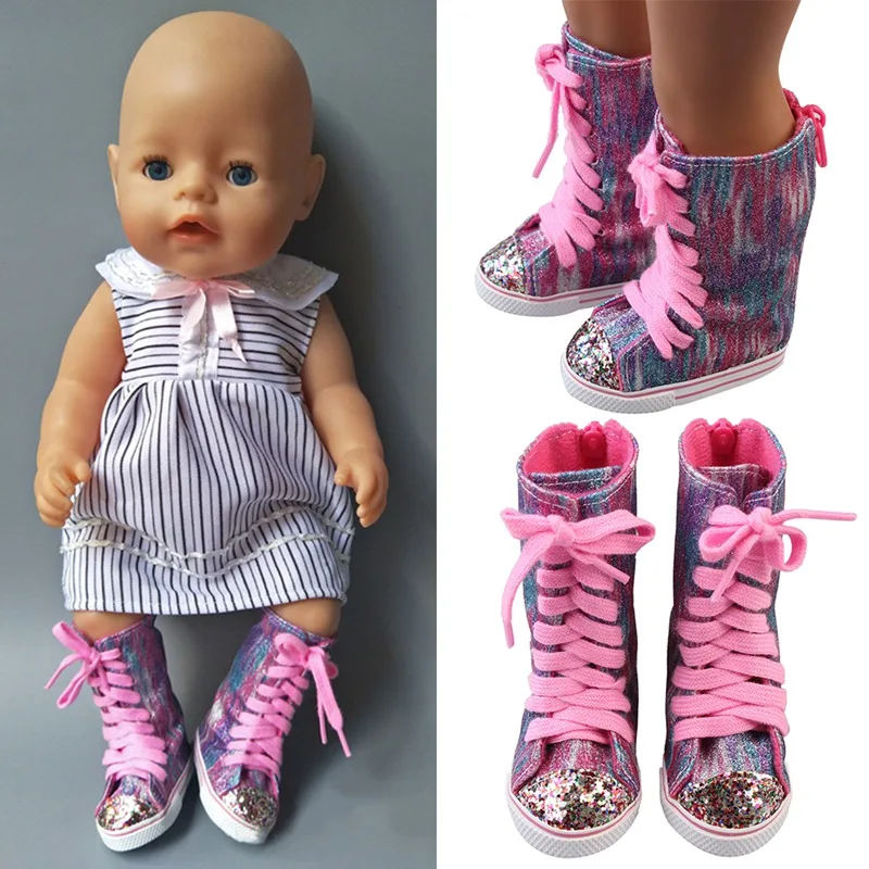 Кукла обувь для девочек американская Кукла реборн и 18 дюймов Кукла Зимние Модные Розовые сапоги для 1/3 BJD куклы аксессуары обувь