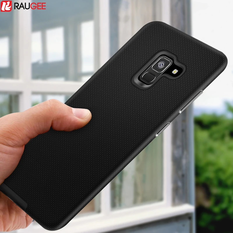 

Hard Case For Samsung Galaxy A8 2018 Case Shockproof Heavy Duty Bumper PC+TPU Back Cover Rugged Cover For Galaxy A8 2018 Case
