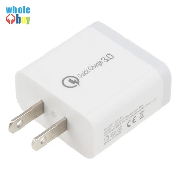 

300pcs Quick Charge 3.0 Fast Mobile Phone Charger US Plug Wall USB Charger Adapter for IPhone Samsung Xiaomi Huawei