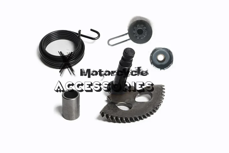

SPINDLE Kick Start Pinion gear and Clip for 50cc 2-stroke Jog scooter 3KJ / MBK BOOSTER 50 / APRILIA SR 50