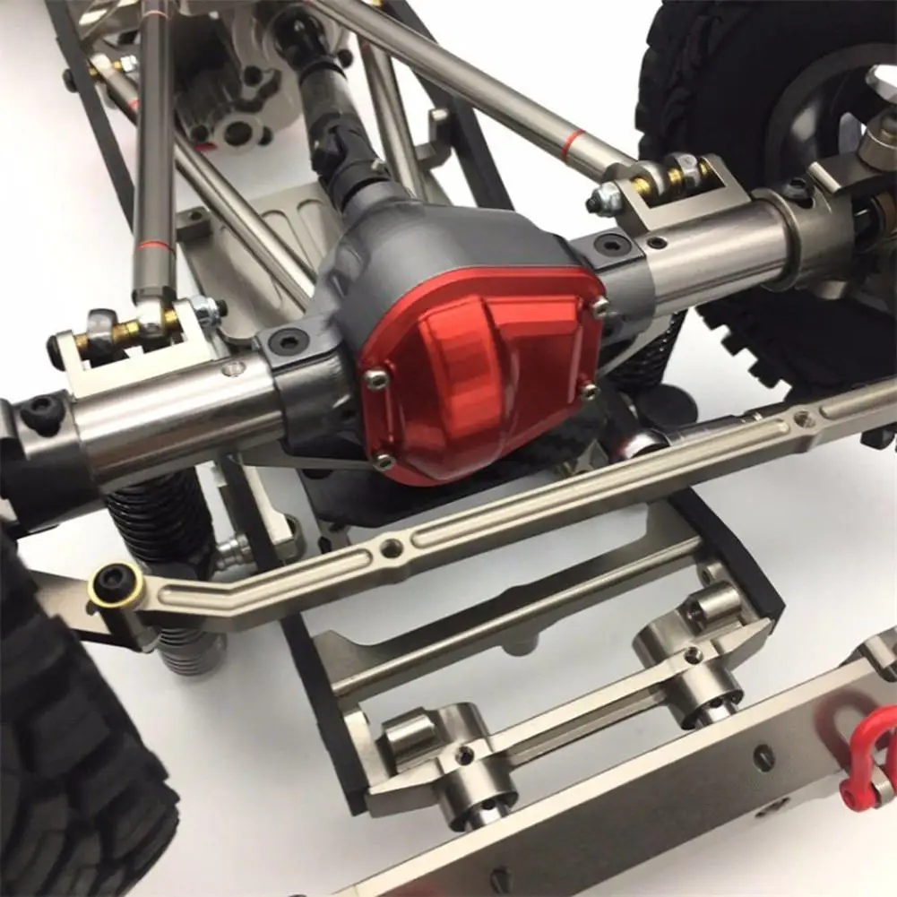CNC алюминиевый передний и задний рок мост для 1/10 осевой SCX10 D90 автомобиль Honcho дистанционное управление игрушки части Аксессуары