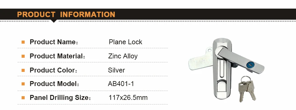 AB401-1 из цинкового сплава стальной плоский для шкафчика замок 151x36,5 мм почтовый ящик плоский шкаф замок промышленная распределительная коробка плоский замок