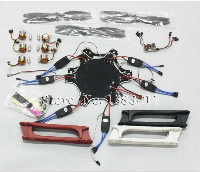 Soldered F550 aircraft parts kit with a six axis flight control QQ 1045