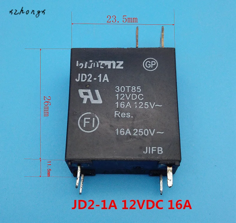 

JD2-1A 12VDC 16A