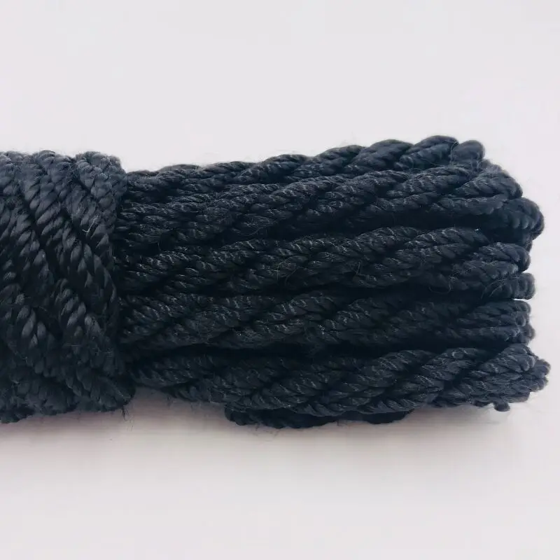 

6mm/8mm(1/4 inch)Colorful Twisted Polyester Rope High Strength Polyester Cord Handmade DIY Decoration Line 10m free shipping