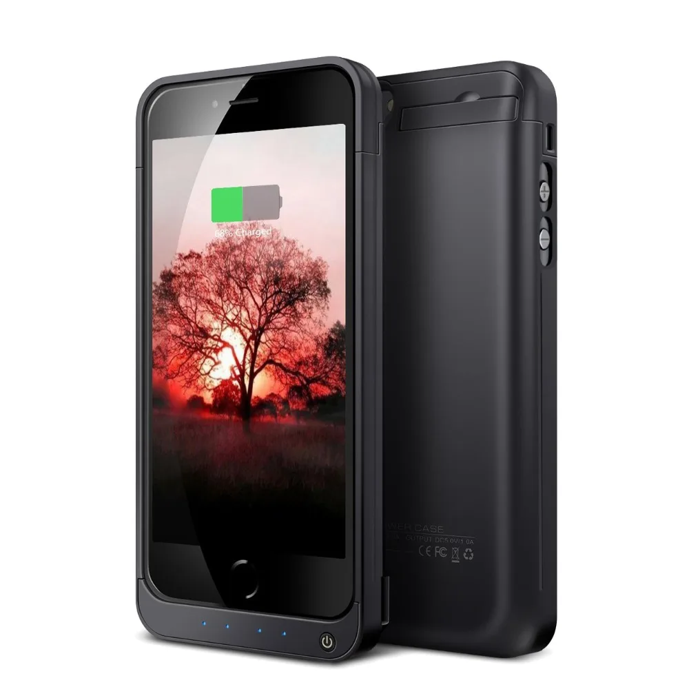 bilder für SQDeal Hohe Kapazität 4200 mAh Externe Batterie Fall Energienbank power Ladegerät Fall für iPhone 5 S 5 SE LED & kick Ständer & USB Port bilder für SQDeal Hohe Kapazität 4200 mAh Externe Batterie Fall Energienbank power Ladegerät Fall für iPhone 5 S 5 SE LED & kick Ständer & USB Port