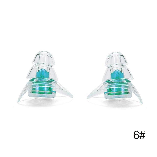 Ear Plugs Ear Protection Soft Silicone Reusable Music Earplugs Noise Reduction For Sleep DJ Bar Bands Sport W/ Case
