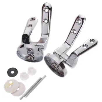 

100% New 1 Set Replacement Toilet Seat Hinge Toilet Mountings