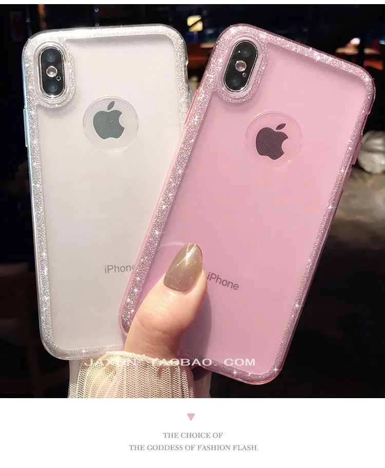 

Luxury Bling Shining Flash Sequins Phone Cases For iPhone XS XS Max Case soft TPU Cover For iPhone 6 6S 7 8 Plus X XR Coque Capa