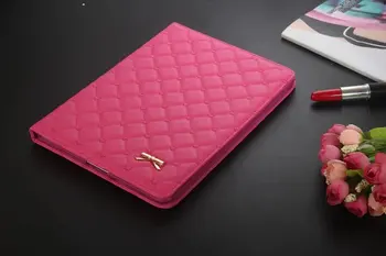 

50pcs/lot Love butterfly Lambskin shell holster flip case cover for apple ipad mini 1 2 3 4 pouch leather cover case