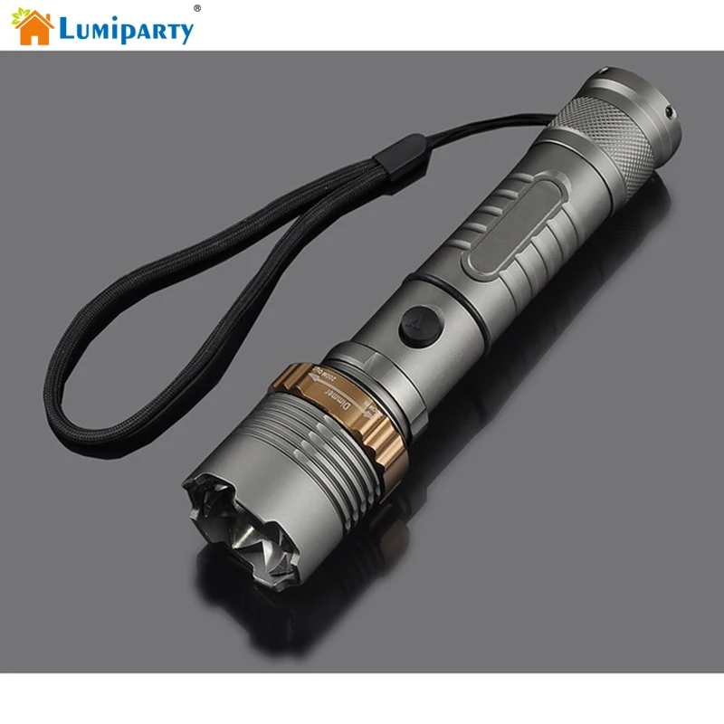 LumiParty Tactical Flashlight 3800Lm Multifunctional Self Defense